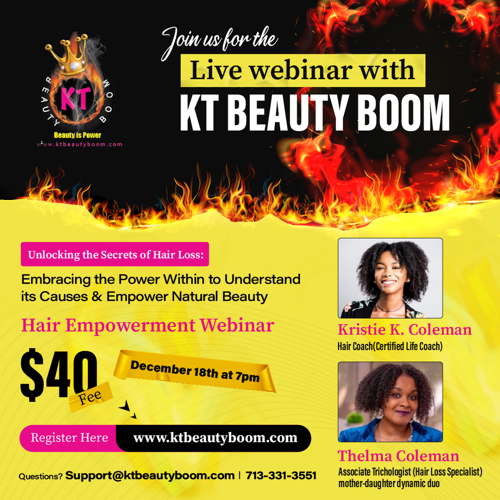 Unlocking the Secrets of Hair Loss: Embracing the Power Within to Understand its Causes and Empower Natural Beauty at Feb 18, 24 19:00 CST