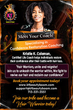 Hair Warrior Program - Learn How to Manifest Hair Growth - KT BEAUTY BOOM